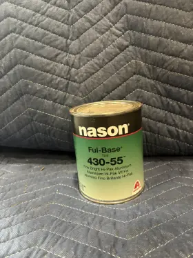 430-55 Dupont Nason Ful-base Quart Fine Bright Hi-pak Aluminum