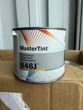 846j Dupont 1 Pint Axalta Cromax Mastertint Yellow Orange Tint Toner Color
