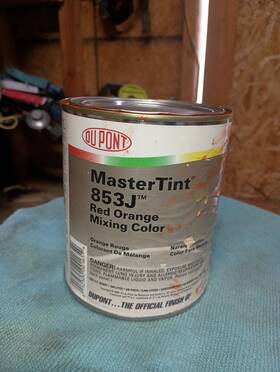 Dupont 853j Master Tint Red Orange