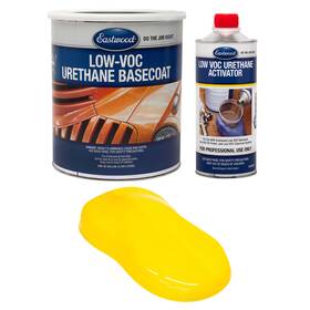 Earls 98299zp Eastwood 4 1 Electric Yellow 2k Basecoat And Activator Car Spray Paint Kit