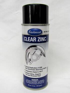 Eastwood 10280z Clear Zinc Spray On Aerosol Plating Duplicator 12oz