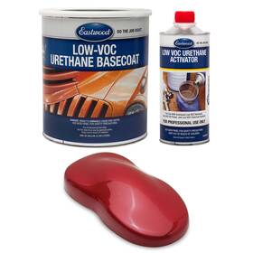 Eastwood 98282zpa 4 1 Molten Red Metallic 2k Basecoat And Activator Car Spray Paint Kit