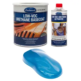 98294zp Eastwood 4 1 Mulsanne Blue Metallic 2k Basecoat And Activator Car Spray Paint