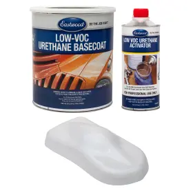 98295zp Eastwood 4 1 Gm White Code 40 2k Basecoat And Activator Car Spray Paint Kit