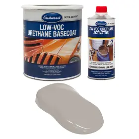 98302zp Eastwood 4 1 Destroyer Gray 2k Basecoat And Activator Car Spray Paint Kit
