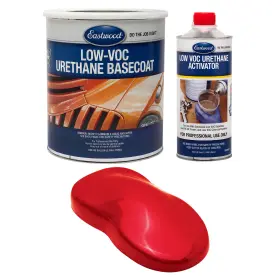 98303zp Eastwood 4 1 Fireball Red Pearl 2k Basecoat And Activator Car Spray Paint Kit