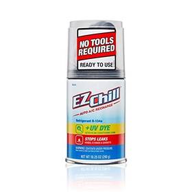 Ez Chill 047876013086 Car R-134a With Leak Sealer And Uv Dye For Cars Trucks 10.25 Oz
