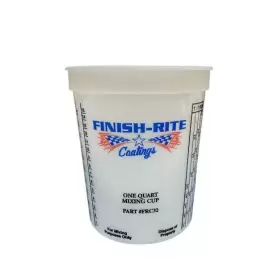 Frc32 Finish-rite Quart Paint Mixing Cups With Calibrated Ratios Box Of 100