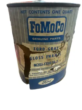 M20j-1750-se-2 Ford Fomoco Gray Oem Gloss Enamel Quart