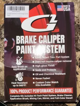 G2169 G2 Usa Brake Caliper Paint Epoxy Kit High Heat Made In New Free Shipping Orange