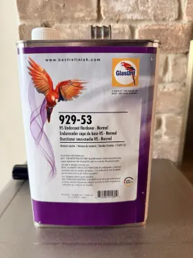 929-53 Glasurit Hs Undercoat Hardener- Normal 3.5l 1 Gal 929-53 Glasurit Hs Undercoat Hardener- Normal 3.5l 1 Gal