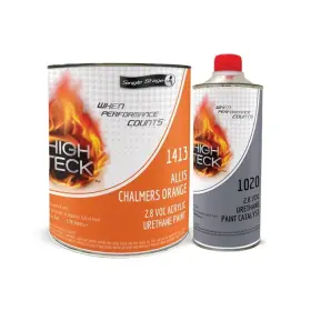2ksingle High Teck 1413 1413-1 Acrylic Urethane Stage Paint Gal Allis Chalmers Orange