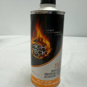 High Teck 7101 Single Stage Urethane Automotive Paint Gallon Kit Hot Rod Black
