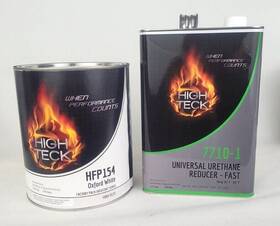 High Teck Hfp154 Oxford White Ford Yz Base Coat Paint Gallon And Choice Of Reducer