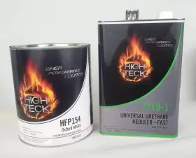 Hfp154 High Teck Oxford White Ford Yz Base Coat Paint Gallon And Choice Of Reducer
