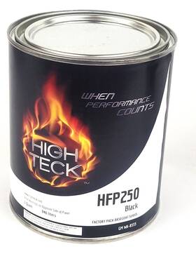 High Teck Hfp250 Hfp 250 Gm 8555 Ebony Black Basecoat Automotive Paint Quart