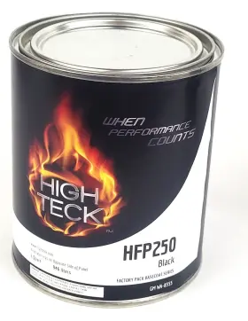 Hfp250 High Teck Hfp 250 Gm 8555 Ebony Black Basecoat Automotive Paint Quart