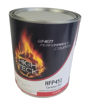 Hfp451 High Teck Hfp 451 Gm 9075 Corvette Red Basecoat Automotive Paint Gallon