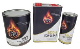 High Teck Hfp655/8030/8032 Arizona Beige Metallic Basecoat Paint Gallon And Clearcoat Ford Aq Ht Hfp655/8030