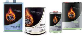Highteck Hit.151 Gm Code 40 White Full Paint Kit Base Clear Reducer Activator