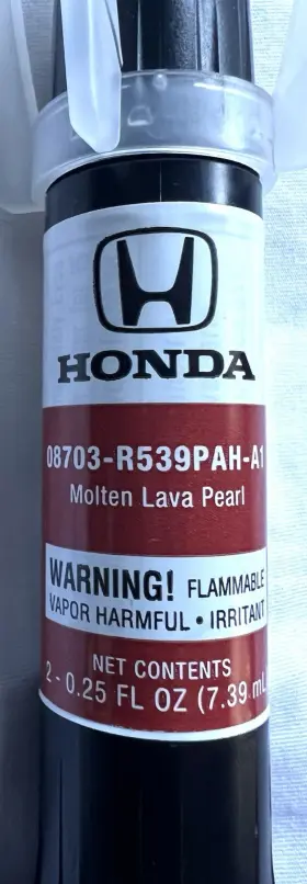 08703-r539pah-a1 Honda 8703-r539pah-a1 Molten Lava Pearl Touch Up Paint Kit Used Once