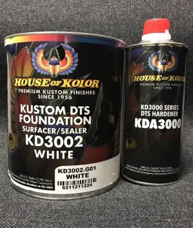 Kd3002 House Of Kolor Gallon White Color Dts Surfacer /sealer With Hardener
