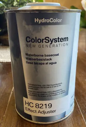 Hc-8219 Hydrocolor Hc 8219 Waterborne Basecoat Effect Adjuster 1l