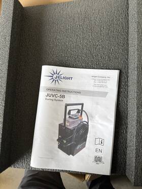 Jelight Juvc-5b Curing System Power Supply And Irradiator New