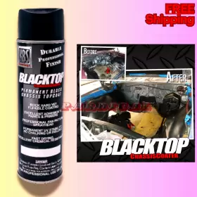 8102 Kbs Coatings Oem Satin Black Blacktop Chassis Paint - 16 Fl. Oz