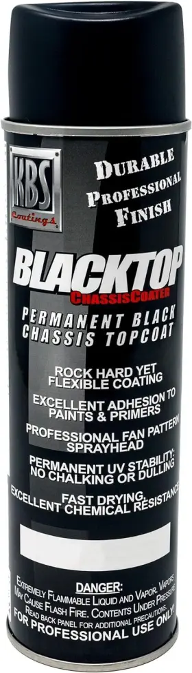 8112 Kbs Coatings Flat Black Blacktop 16 Fl Oz Pack Of 1
