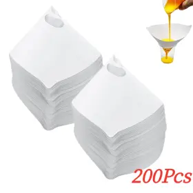 Oc00000306011-gl Kcnkcn 200 Pack Paint Strainers Paper Cone Mixing Cup Strainer Fine Mesh Filters