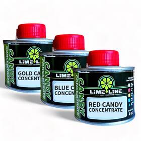 Lime Line 29391 Candy Pack Red Blue Gold Transparent Concentrate 4 Oz 11124531