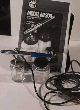 Mac Tools Ab-200 Ab 200 Air Brush Kit Usa Car Truck T- Shirt Auto Touchup Art