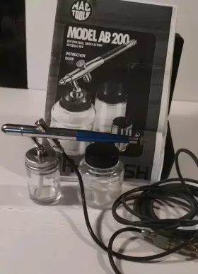 Ab-200 Mac Tools Ab 200 Air Brush Kit Usa Car Truck T- Shirt Auto Touchup Art Ab-200 Mac Tools Ab 200 Air Brush Kit Usa Car Truck T- Shirt Auto Touchup Art