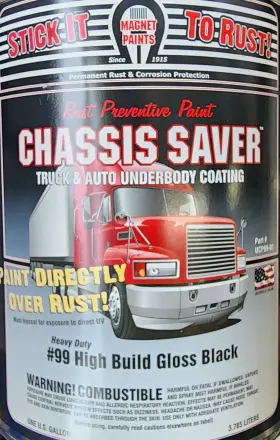 Ucp99-01 Magnet Paints Paint Chassis Saver Gloss Black 1 Gal