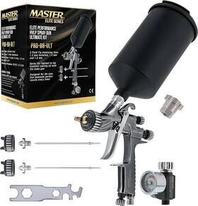 Master Mas-pro-88-ult Elite Performance Hvlp Spray Gun Ultimate Kit Mas Pro-88-ult New In Box