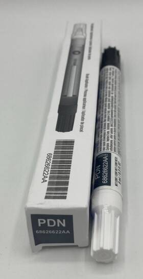 Mopar 68626622aa Touch-up Paint Pen Ceramic Gray Pdn