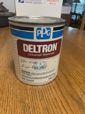 Omni Ab-382e Gm Quart Bright Blue Metallic Basecoat Paint 1 Full Unreduced Ppg Deltron