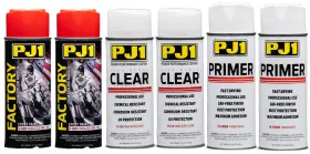 18-prmw Pj1 17-hro/18-prmw/17-clr Honda Frame Repainting Kit White Primer Red Clear Coat Oem Color Match