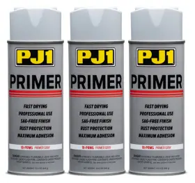 18-prmg Pj1 Sandable Primer Light Gray Rust Protection And Adhesion Set Of 3 Cans