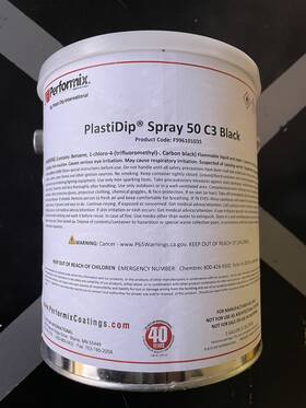 Plasti Dip International F99610103s Performix 1 Gallon Plastidip Spray 50 C3 Black Bundle/kit