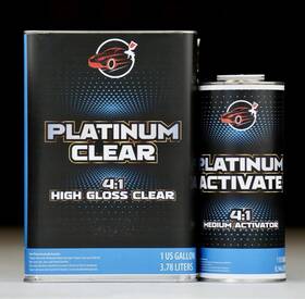 Platinum Base 6562 Clear Coat Gallon Kit 4 1 High Gloss Automotive Clearcoat Med Hardener