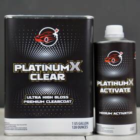 Platinum Base Pbcx-41 Platinumx Clear Coat Gallon Kit 4 1 High Ultra Gloss Automotive Clearcoat