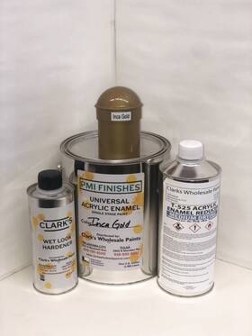 Pmi 43253 Inca Gold Gallon Kit Single Stage Acrylic Enamel Car Auto Paint