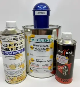 454895 Pmi Electric Blue Gallon Kit Single Stage Acrylic Enamel Car Auto Paint