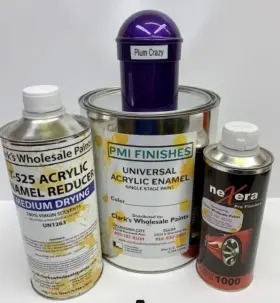 546519 Pmi Plum Crazy Gallon Kit Single Stage Acrylic Enamel Car Auto Paint