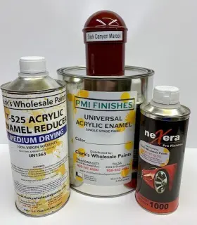 6308 Pmi Dark Canyon Maroon Gallon Kit Single Stage Acrylic Enamel Car Auto Paint 6308 Pmi Dark Canyon Maroon Gallon Kit Single Stage Acrylic Enamel Car Auto Paint
