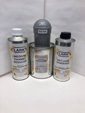 Pmi 65465 Brite Silver Quart Kit Single Stage Acrylic Enamel Car Auto Paint