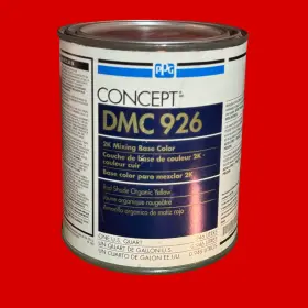 Dmc-926 Ppg Concept Dmc 926 Red Shade Organic Yellow 1 Quart Free Shipping Dmc-926 Ppg Concept Dmc 926 Red Shade Organic Yellow 1 Quart Free Shipping