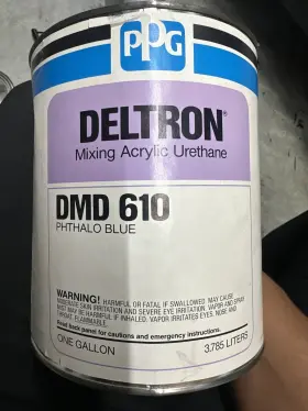 Dmd610 Ppg Deltron Phthalo Blue 1 Gal Dmd610 Ppg Deltron Phthalo Blue 1 Gal